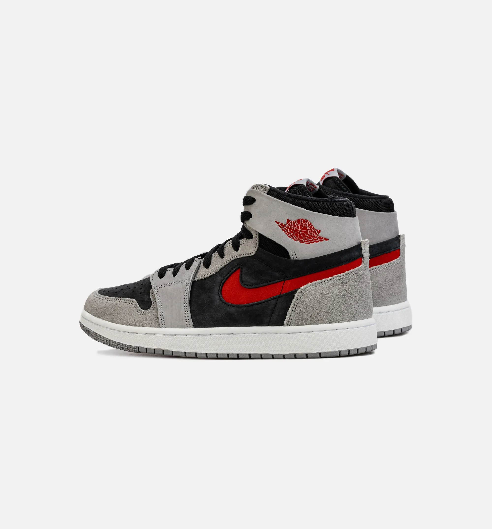 Air Jordan 1 High Zoom CMFT 2 Mens Lifestyle Shoe - Grey/Red sold by Nice Kicks Retail product image thumbnail 3