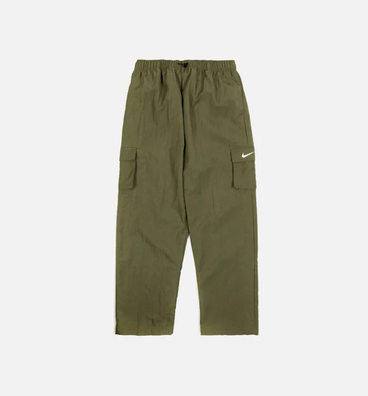 NSW Essential High Rise Woven Cargo Womens Pants - Olive made by Nike