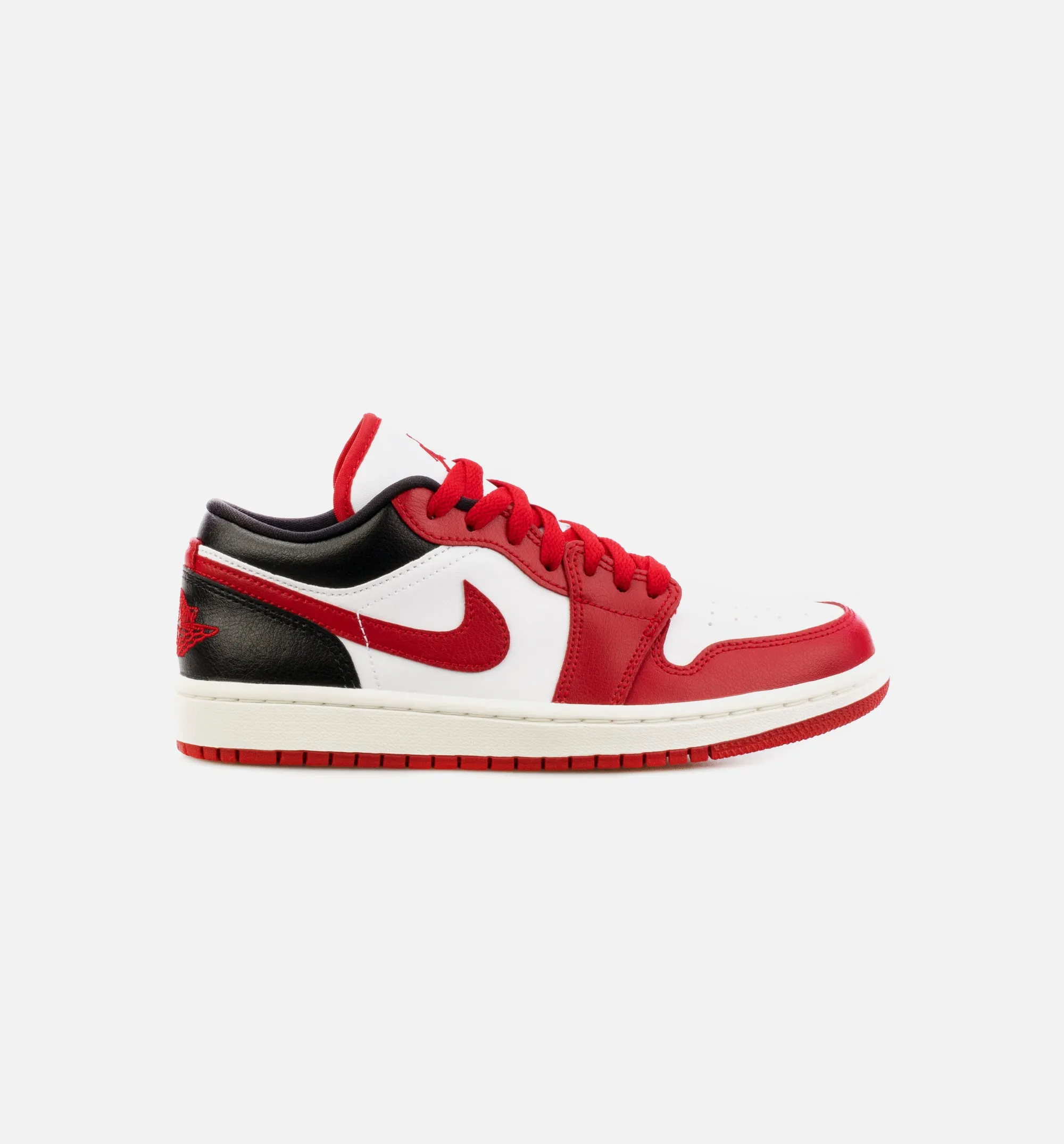 Air Jordan 1 Low Gym Red Womens Lifestyle Shoe - Black/Red Free Shipping sold by Nice Kicks Retail