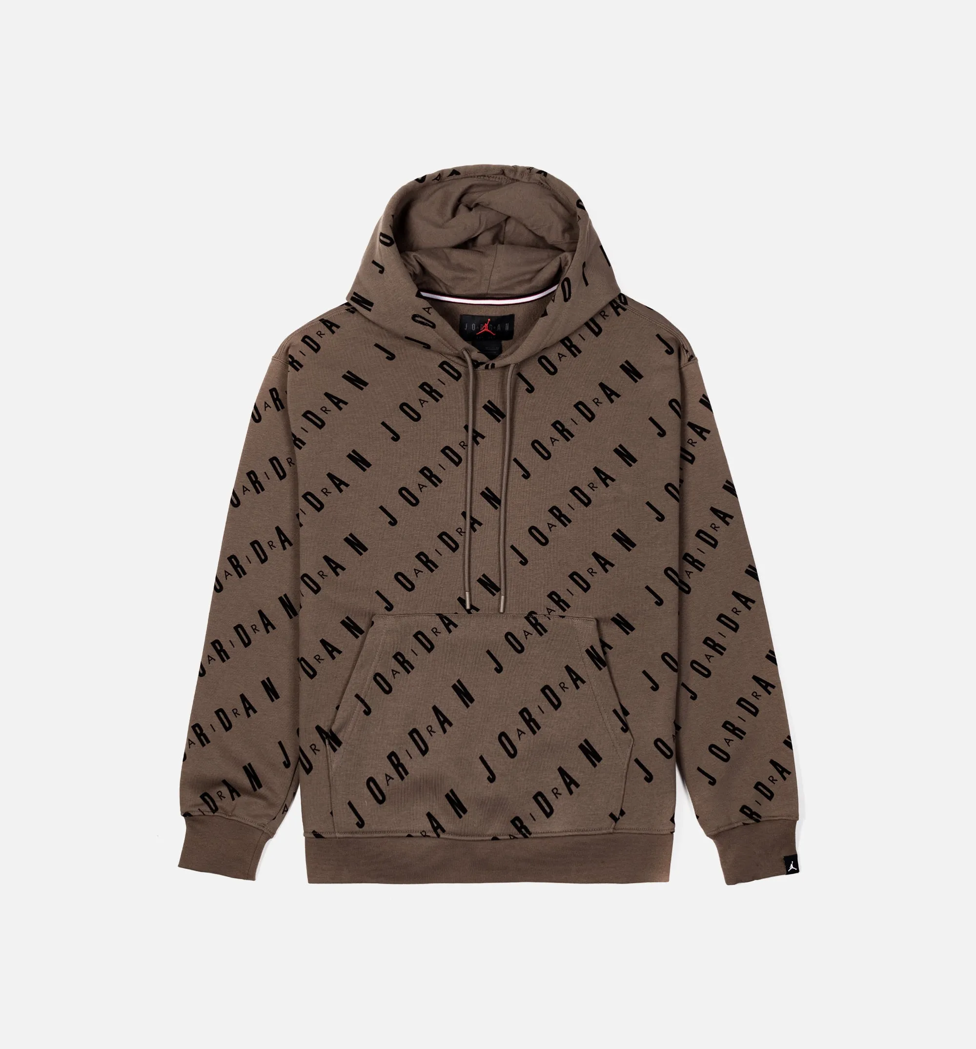 Essentials AOP Fleece Pullover Mens Hoodie - Brown sold by Nice Kicks Retail