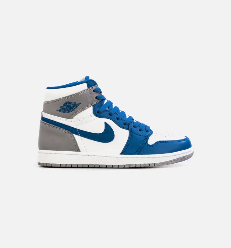 Air Jordan 1 High OG True Blue Mens Lifestyle Shoe - Blue/White Free Shipping made by Jordan