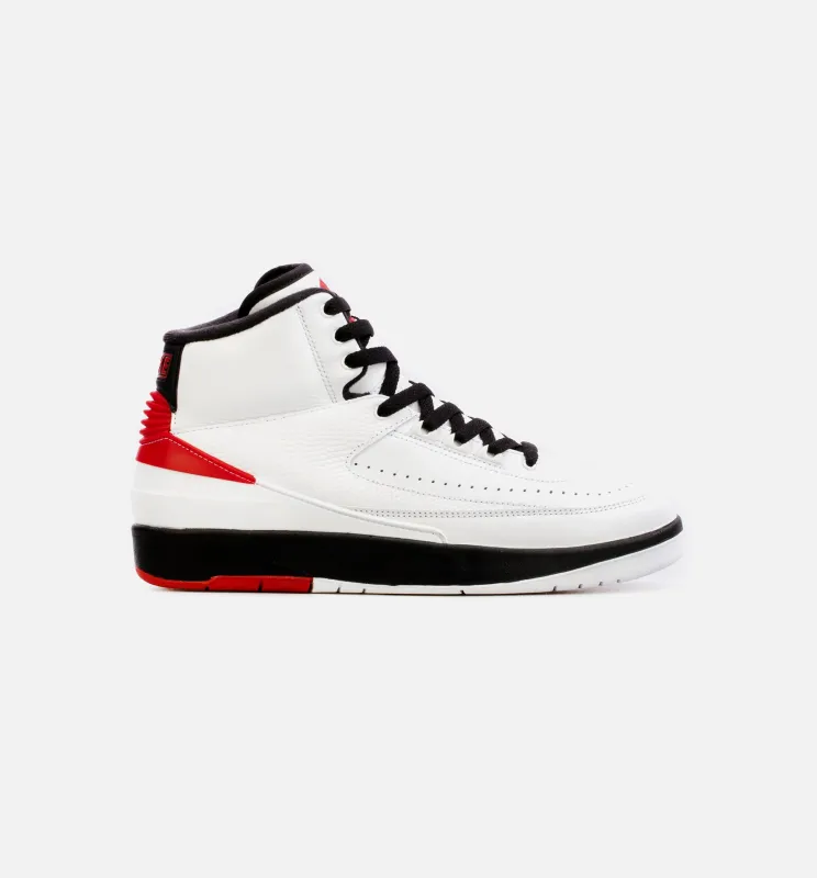 Air Jordan 2 Retro Chicago Mens Lifestyle Shoe - White/Red Free Shipping made by Jordan