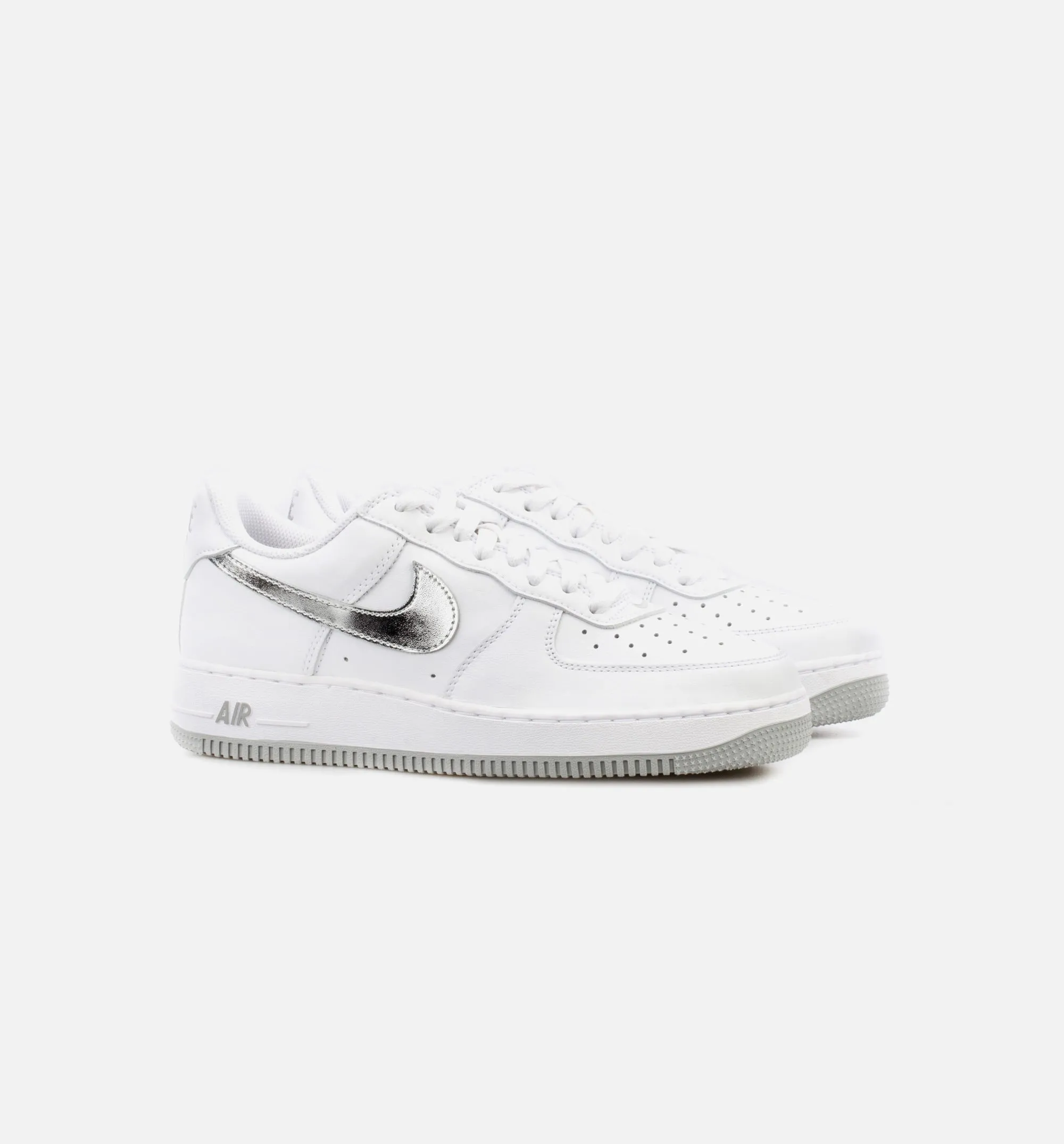 Air Force 1 Low Silver Swoosh Mens Lifestyle Shoe - White sold by Nice Kicks Retail product image thumbnail 2