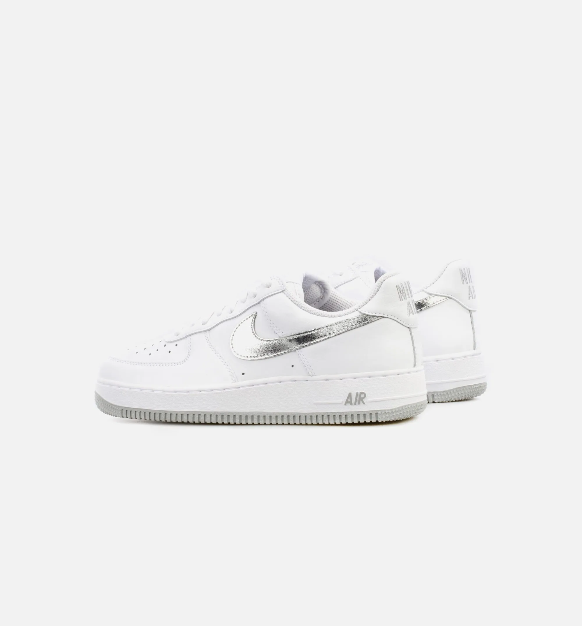 Air Force 1 Low Silver Swoosh Mens Lifestyle Shoe - White sold by Nice Kicks Retail product image thumbnail 3