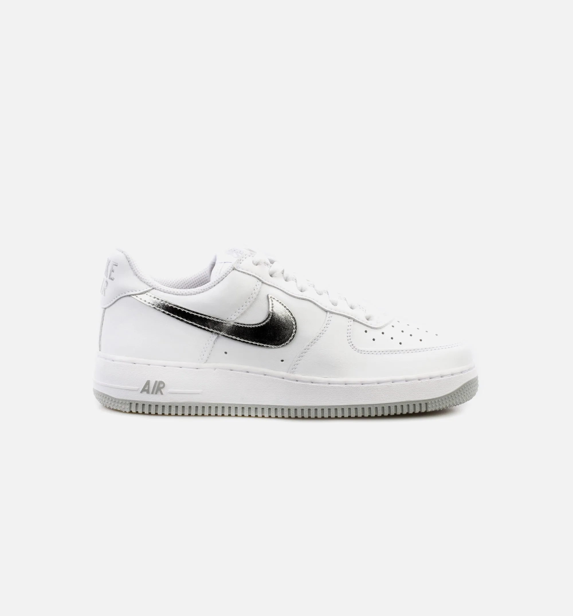 Air Force 1 Low Silver Swoosh Mens Lifestyle Shoe - White sold by Nice Kicks Retail