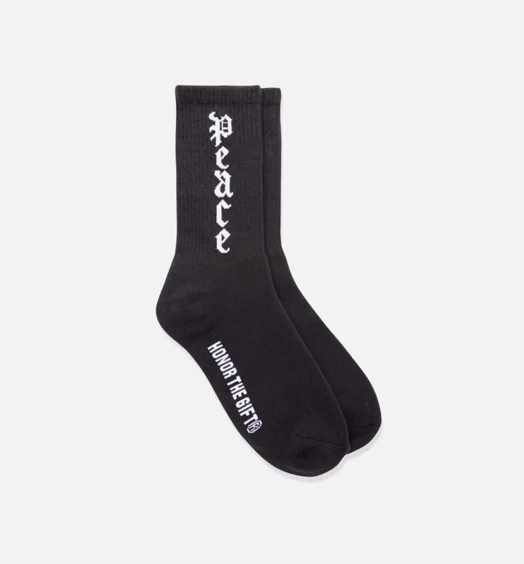 Peace Mens Socks - Black made by Nice Kicks Retail