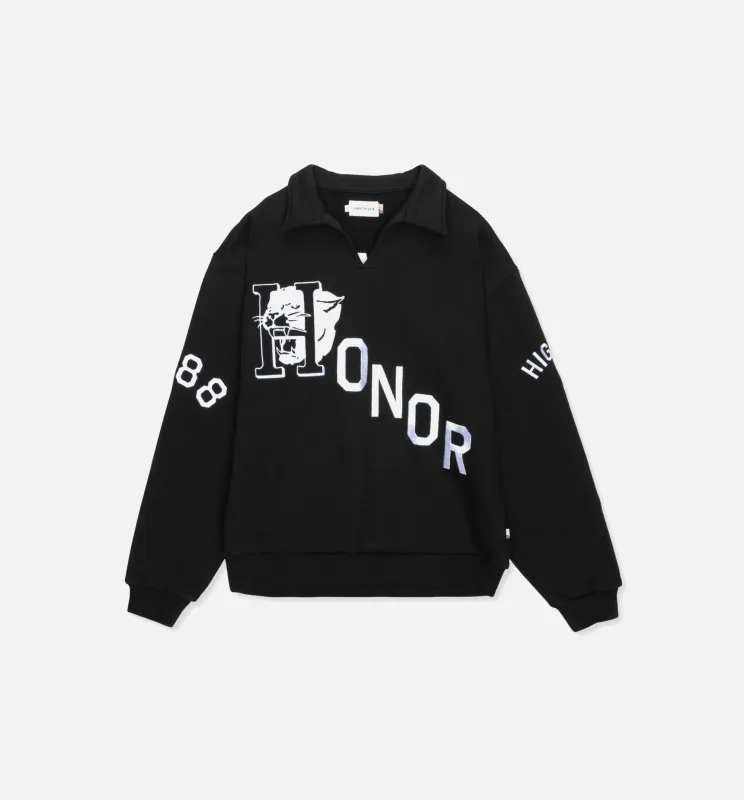 Mascot Henley Mens Sweater - Black made by Nice Kicks Retail