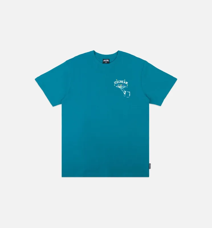 Dinner Is Served Tee Mens Short Sleeve Shirt - Blue sold by Nice Kicks Retail