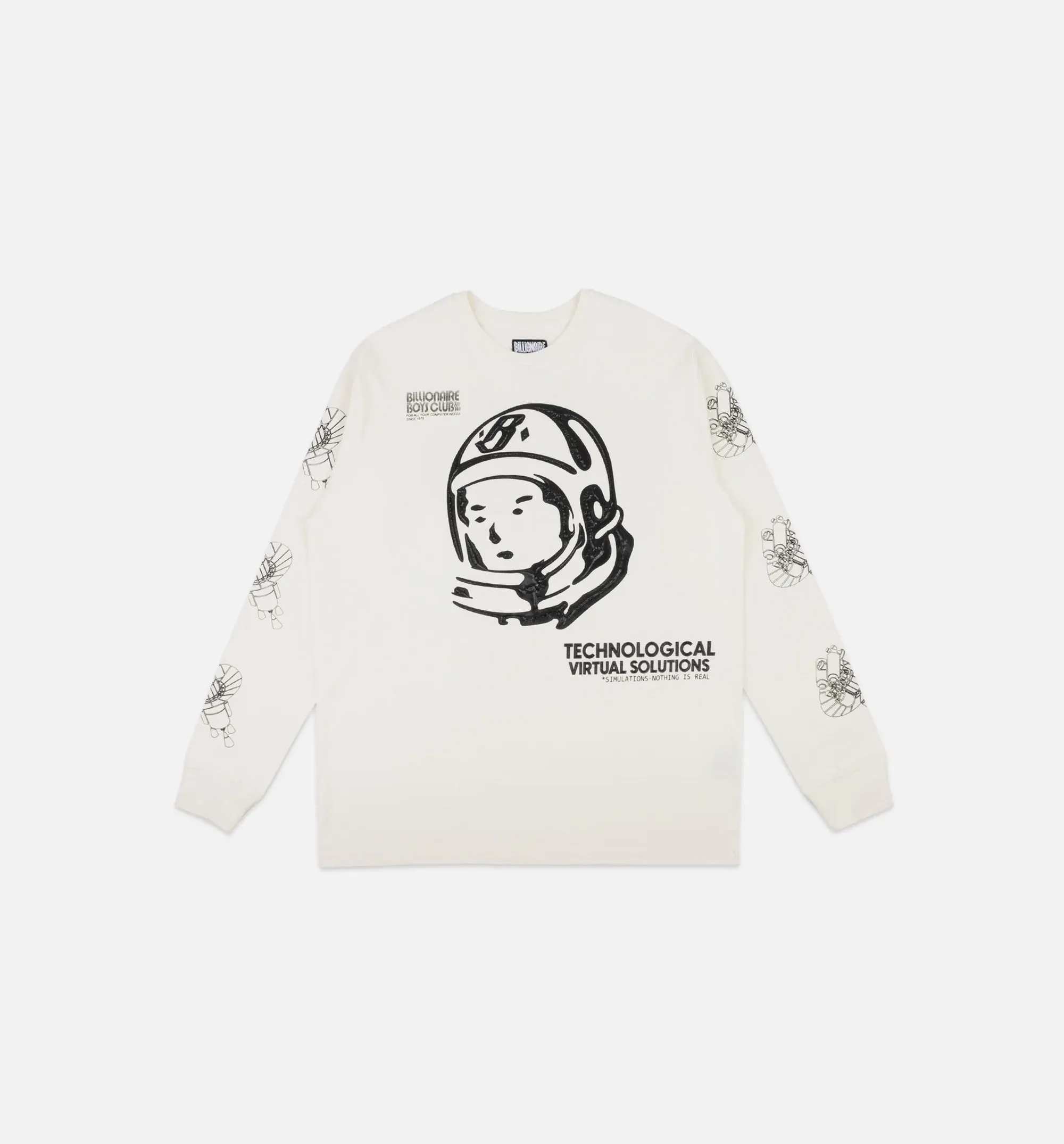 Systematic Tee Mens Long Sleeve Shirt - White sold by Nice Kicks Retail