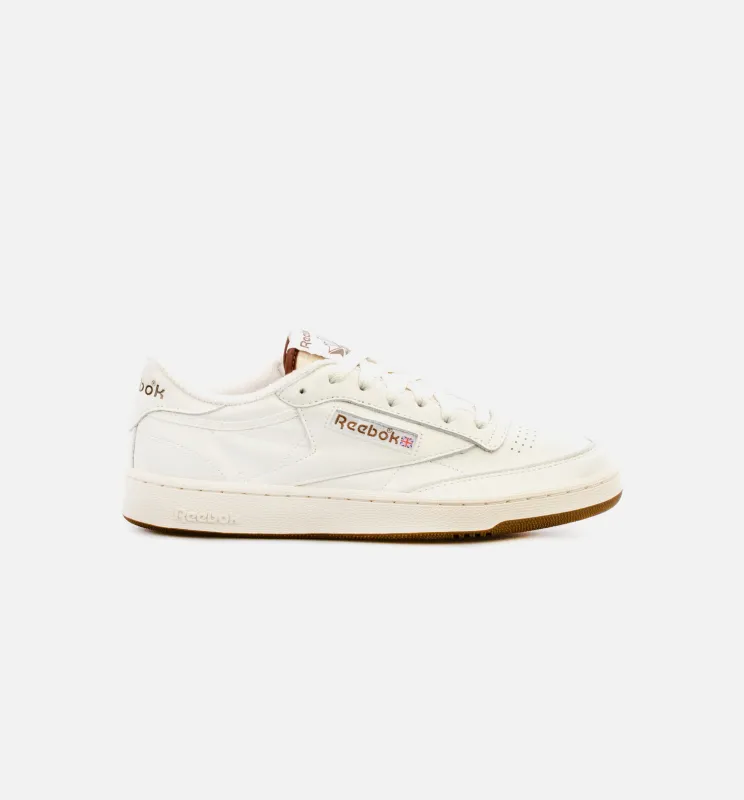 Club C 85 Vintage Mens Lifestyle Shoe - Beige/Brown made by Reebok