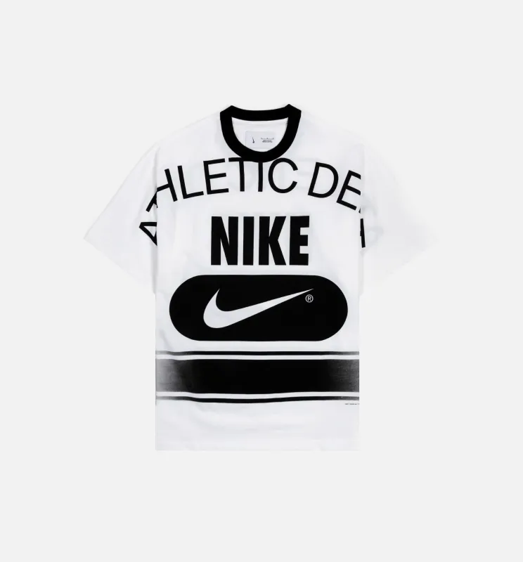 NRG Dept Mens Short Sleeve Shirt - White/Black made by Nike