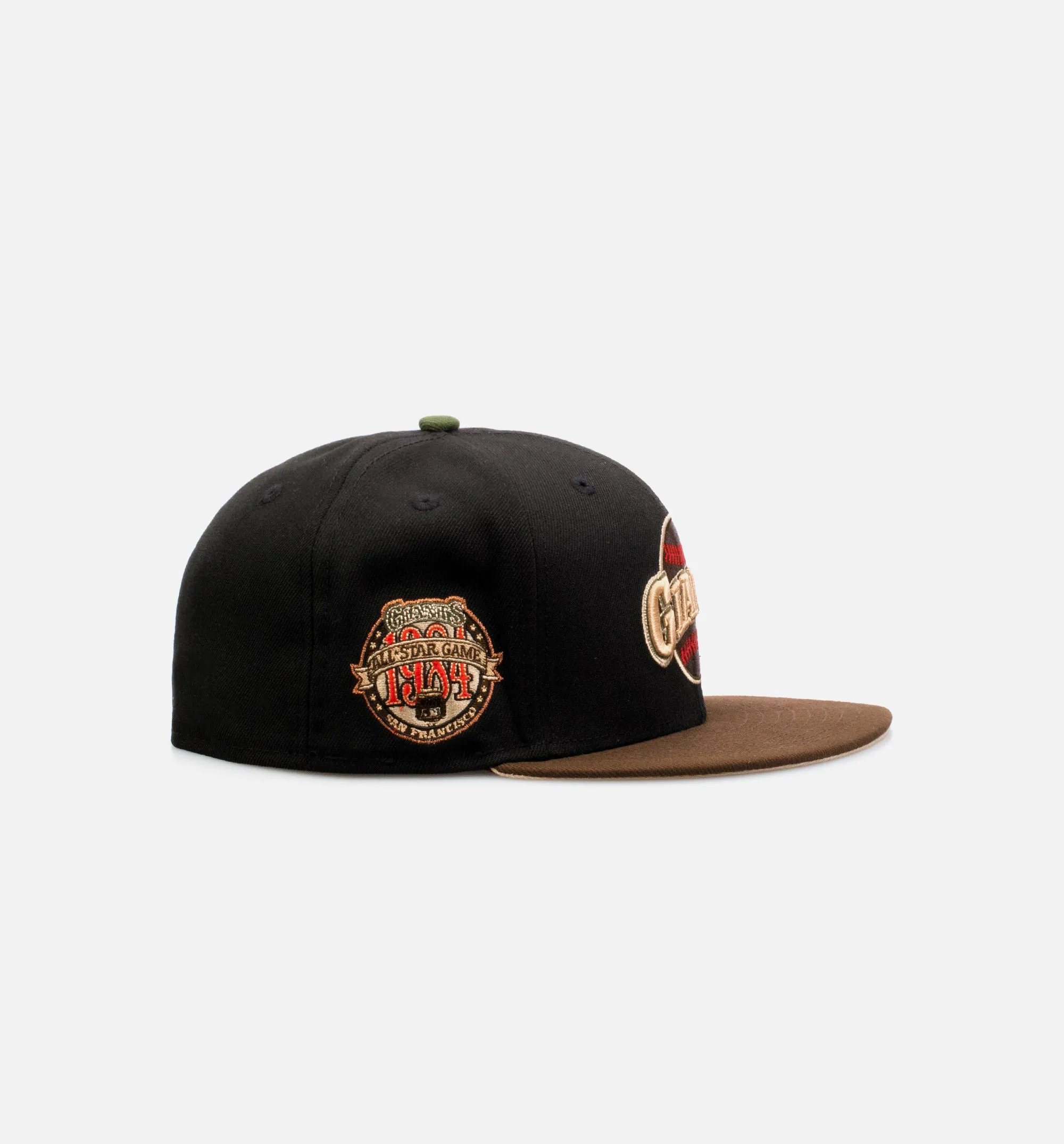 San Francisco Giants 59Fifty Mens Fitted Hat - Black/Brown sold by Nice Kicks Retail product image thumbnail 2