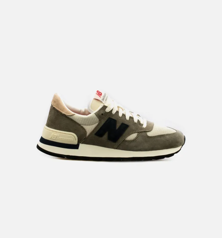 MADE in USA 990v1 Core Mens Lifestyle Shoe - Olive Green/ White made by New Balance