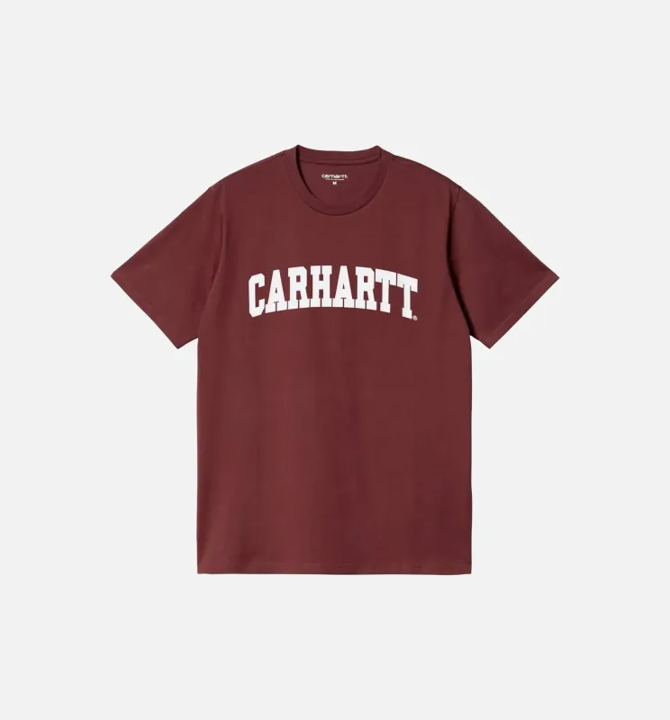 University Tee Mens Short Sleeve Shirt - Red made by Carhartt WIP