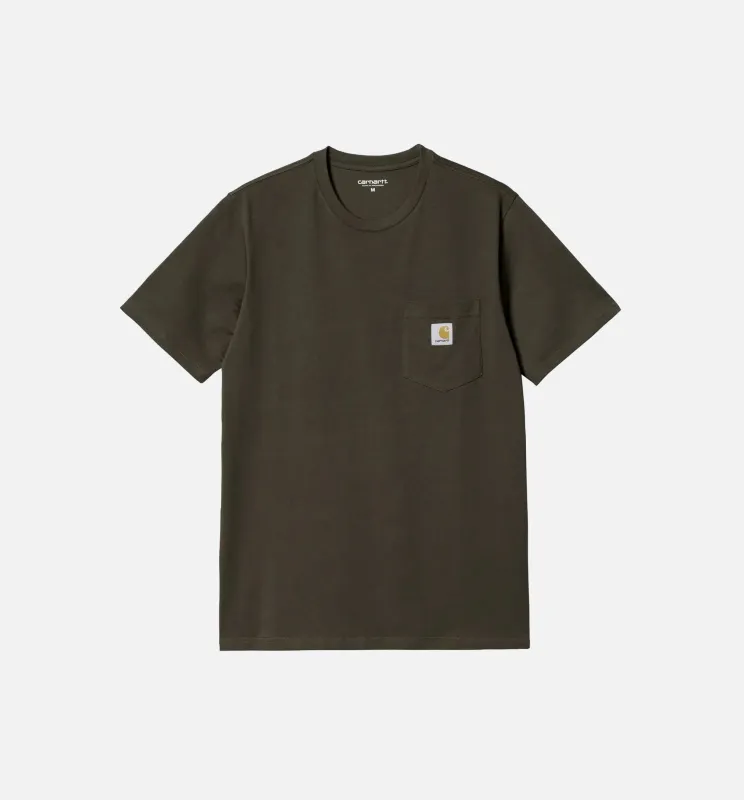 Pocket Tee Mens Short Sleeve Shirt - Cypress Grey made by Carhartt WIP