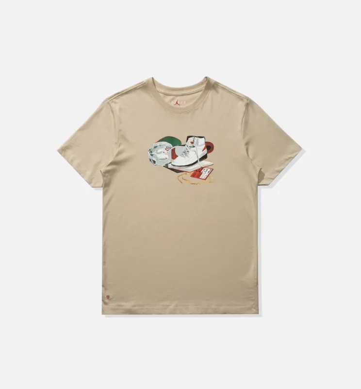Artist Series By Jacob Rochester Tee Mens Short Sleeve Shirt - Beige made by Jordan