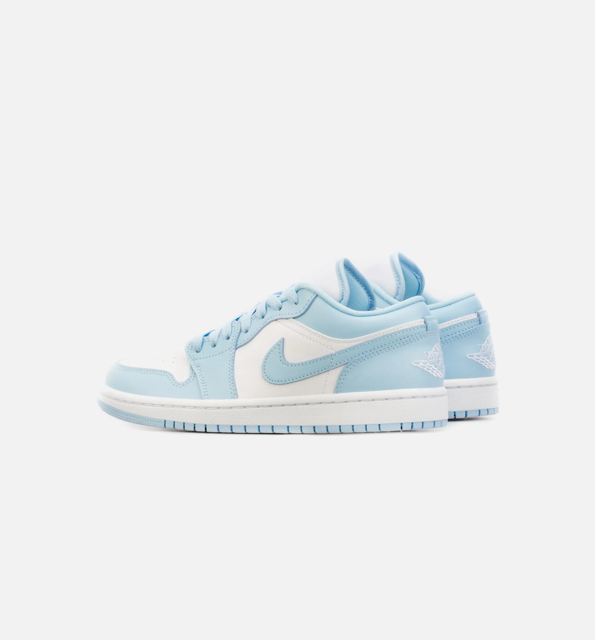 Air Jordan 1 Low Ice Blue Womens Lifestyle Shoe - White/Blue Limit One Per Customer sold by Nice Kicks Retail product image thumbnail 3