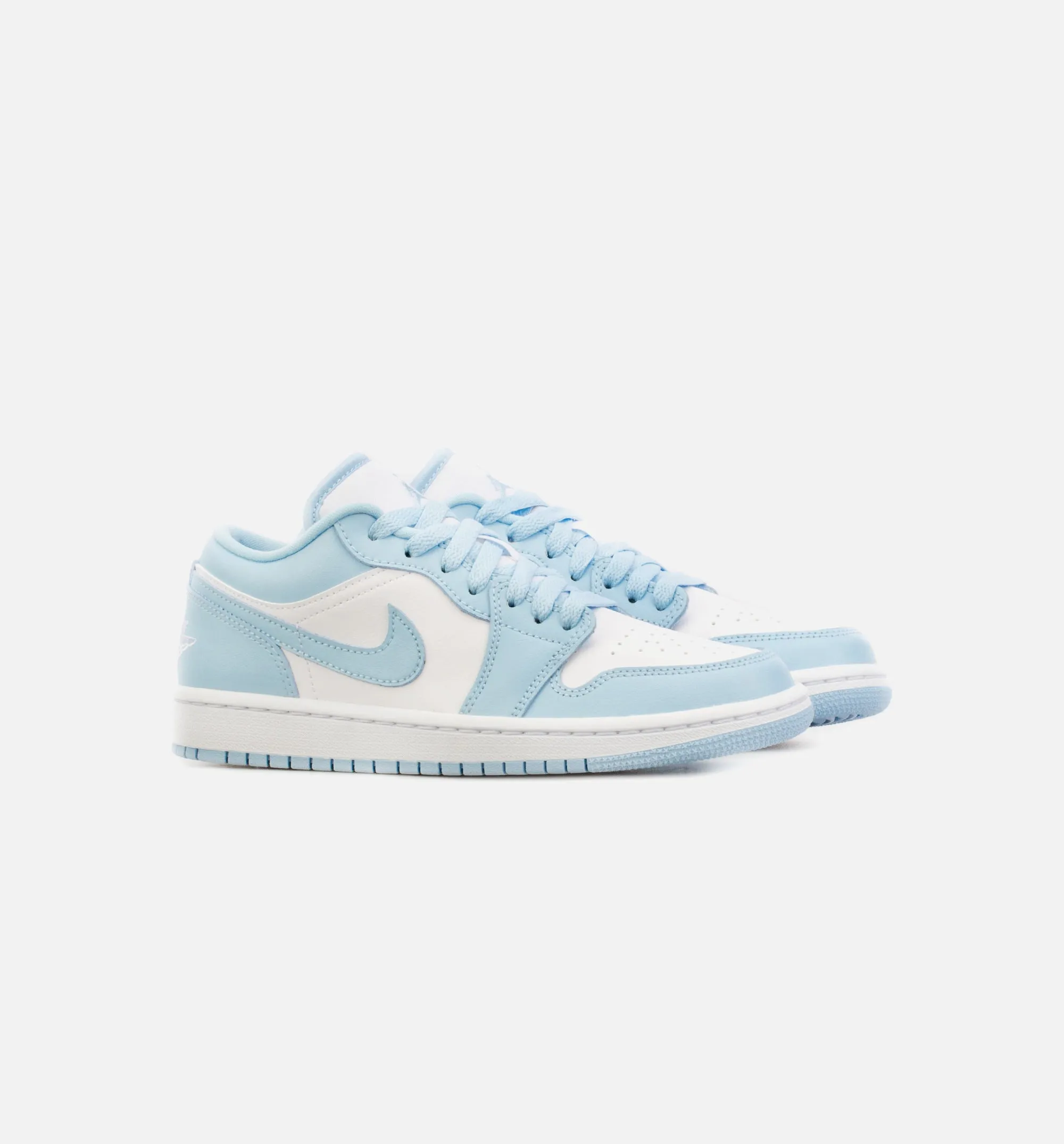 Air Jordan 1 Low Ice Blue Womens Lifestyle Shoe - White/Blue Limit One Per Customer sold by Nice Kicks Retail product image thumbnail 2