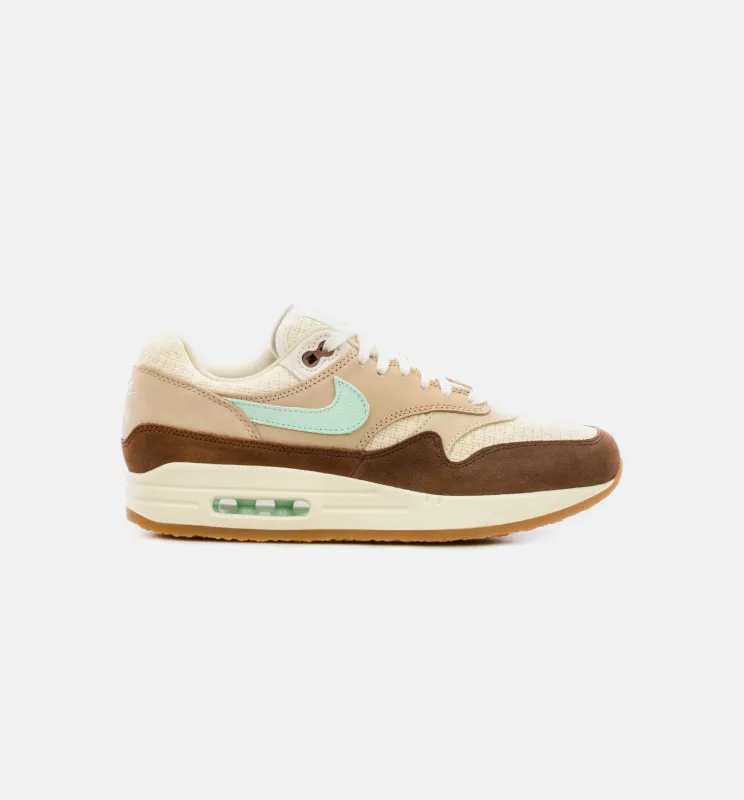 Air Max 1 Crepe Hemp Mens Lifestyle Shoe - Brown/Green made by Nike