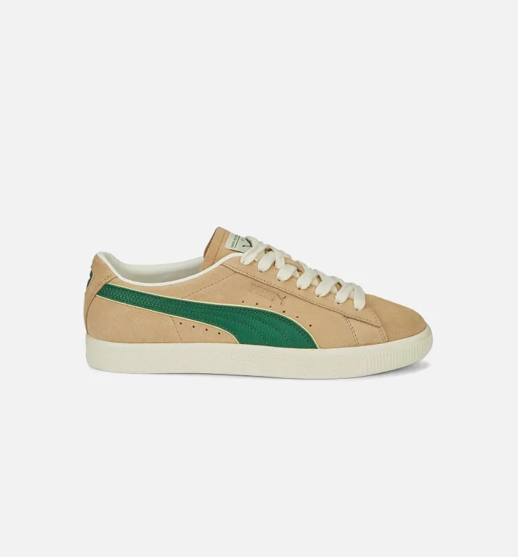 Suede VTG Mens Lifestyle Shoe - Beige/Green made by Puma