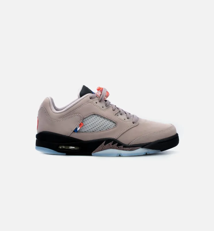 Air Jordan 5 Low x PSG Mens Lifestyle Shoe - Grey/Purple made by Jordan