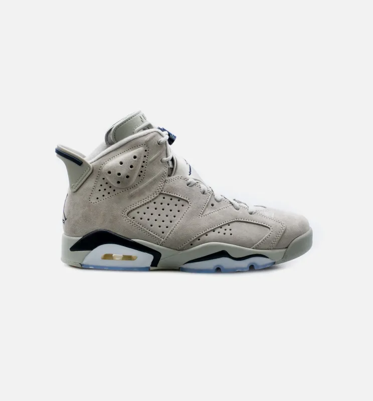 Air Jordan 6 Retro Georgetown Mens Lifestyle Shoe - Grey/Navy Blue Free Shipping made by Jordan