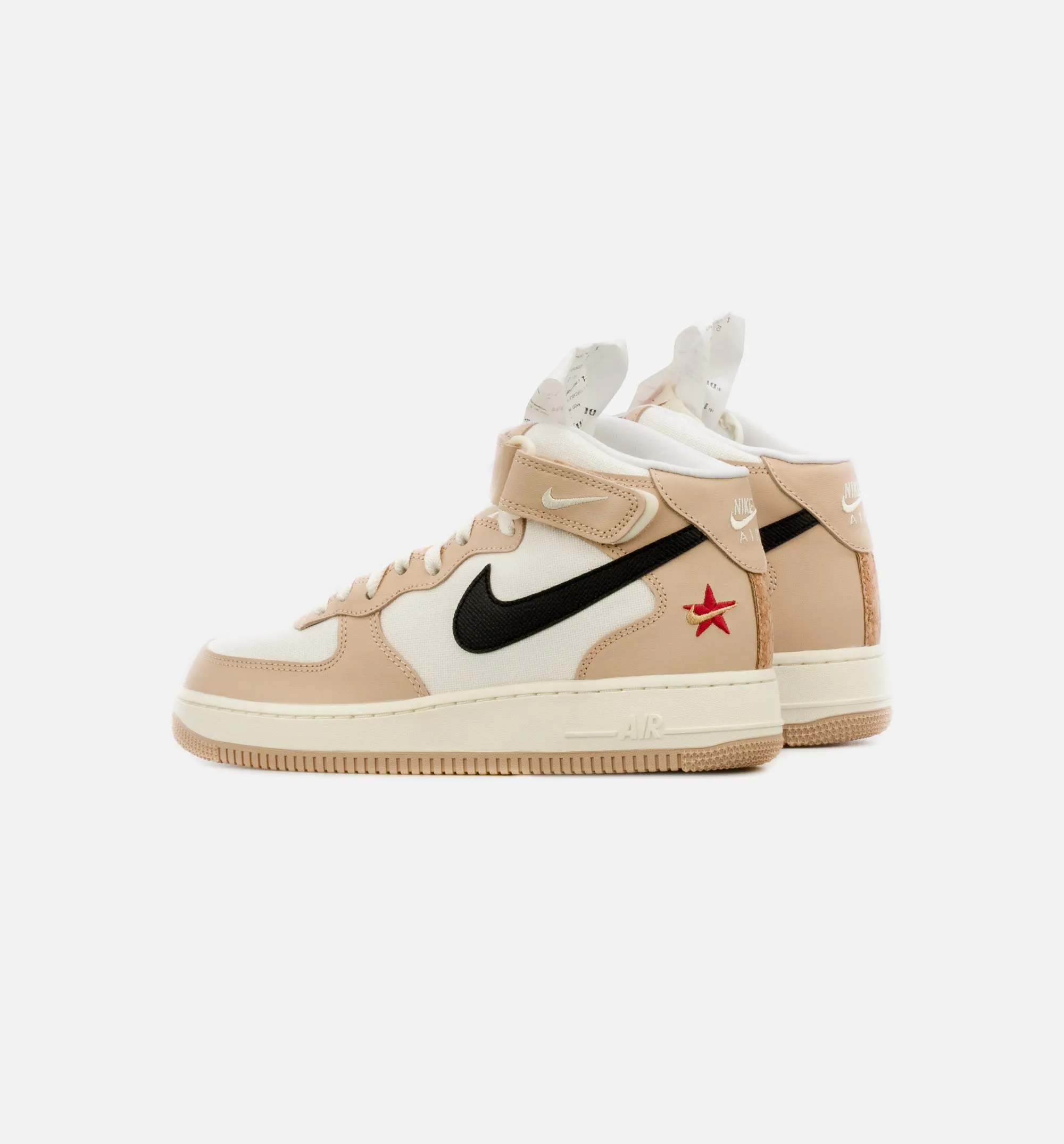 Air Force 1 Mid 07 LX Mens Lifestyle Shoe - Being/White sold by Nice Kicks Retail product image thumbnail 3