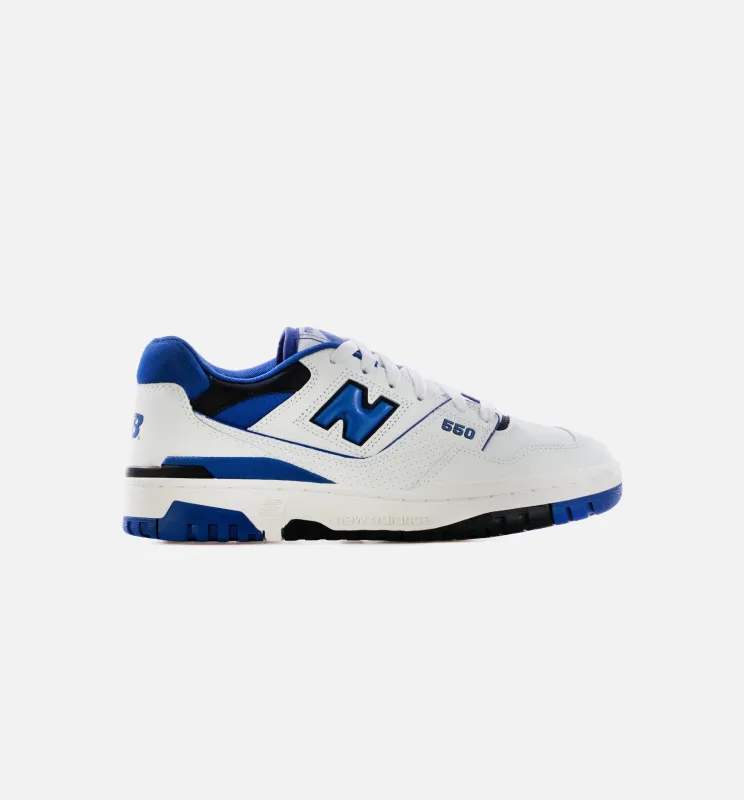 550 Blue White Mens Lifestyle Shoe - White/Blue made by New Balance