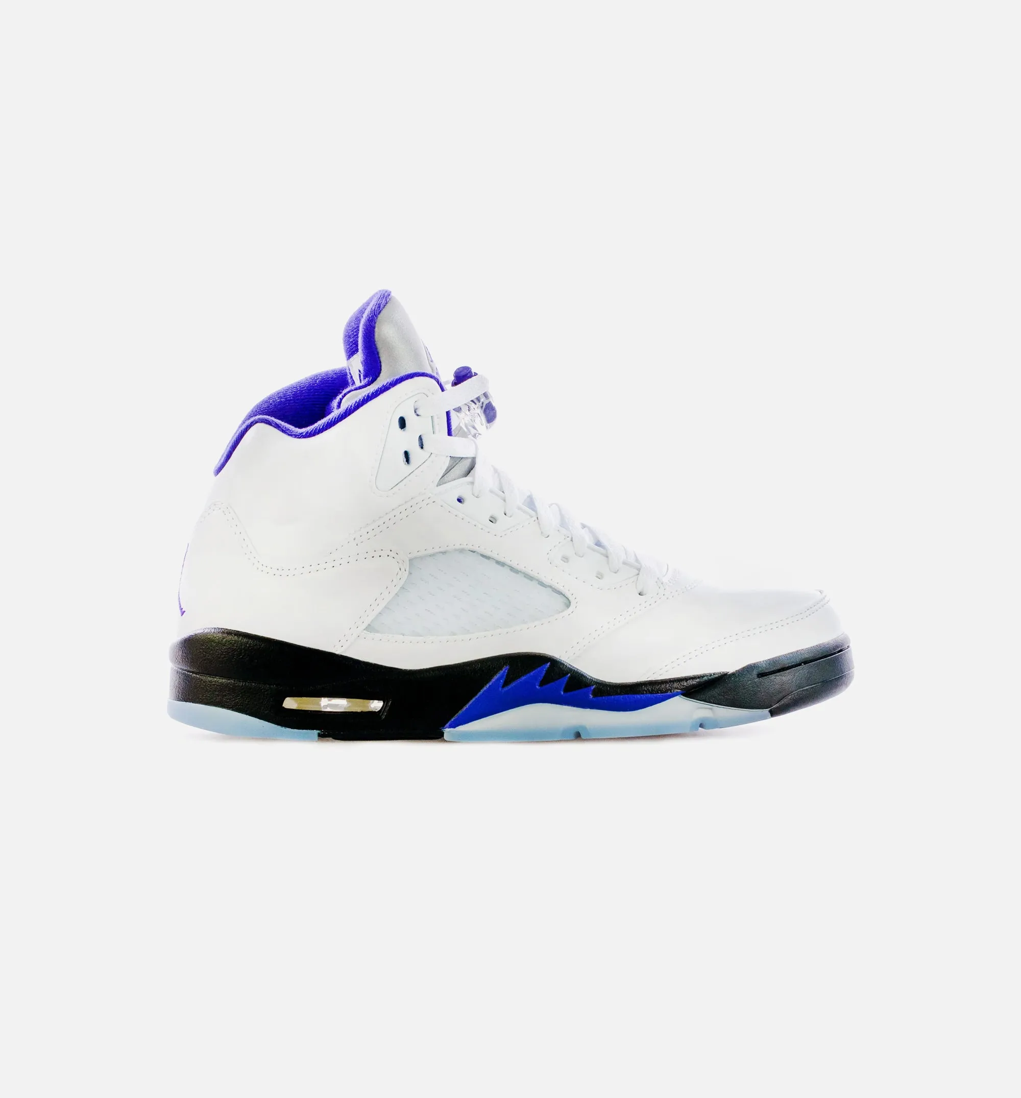 Air Jordan 5 Retro Concord Mens Lifestyle Shoe - White/Purple sold by Nice Kicks Retail