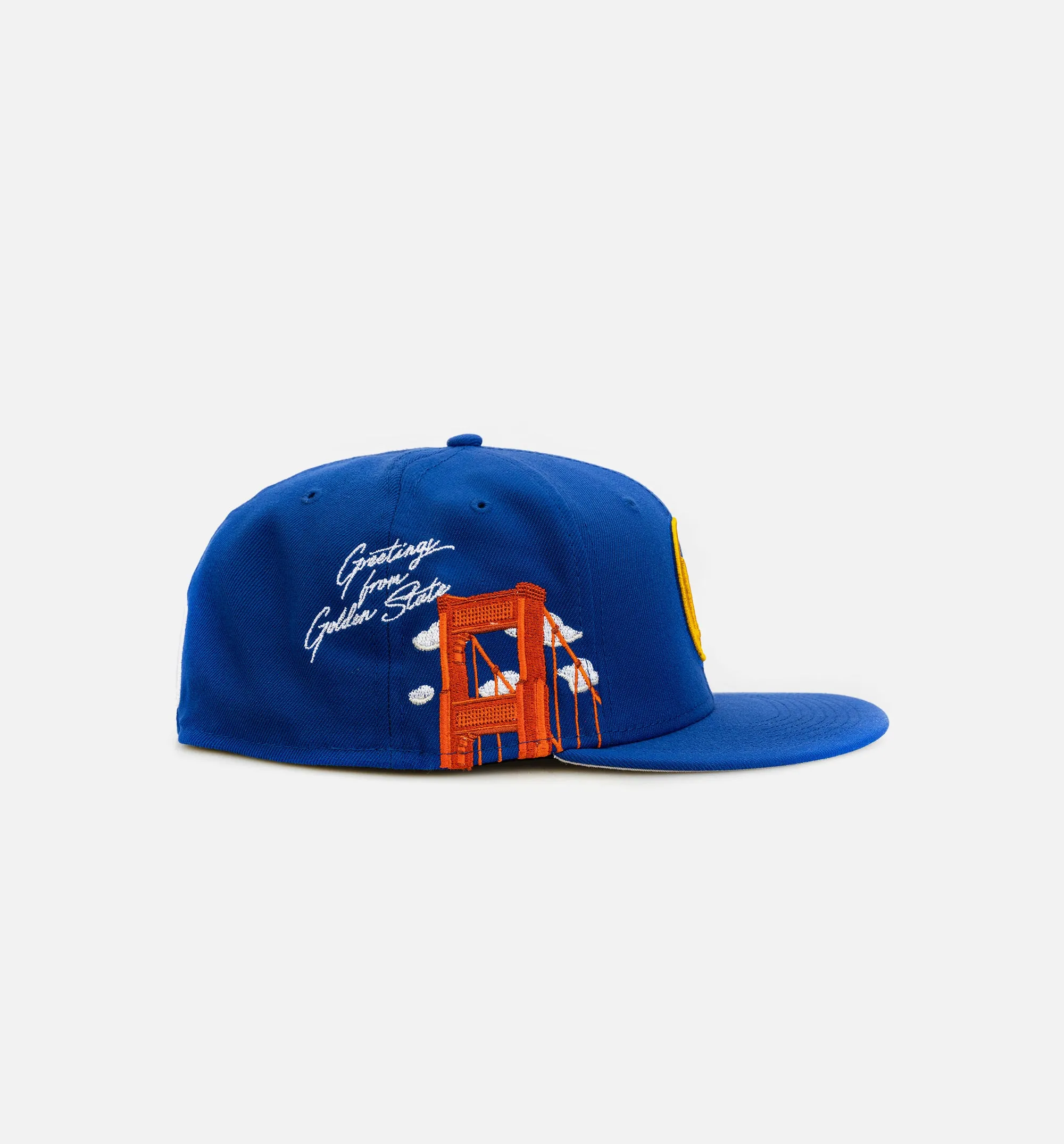 Golden State Warriors Cloud 59Fifty Mens Fitted Hat - Blue sold by Nice Kicks Retail product image thumbnail 2