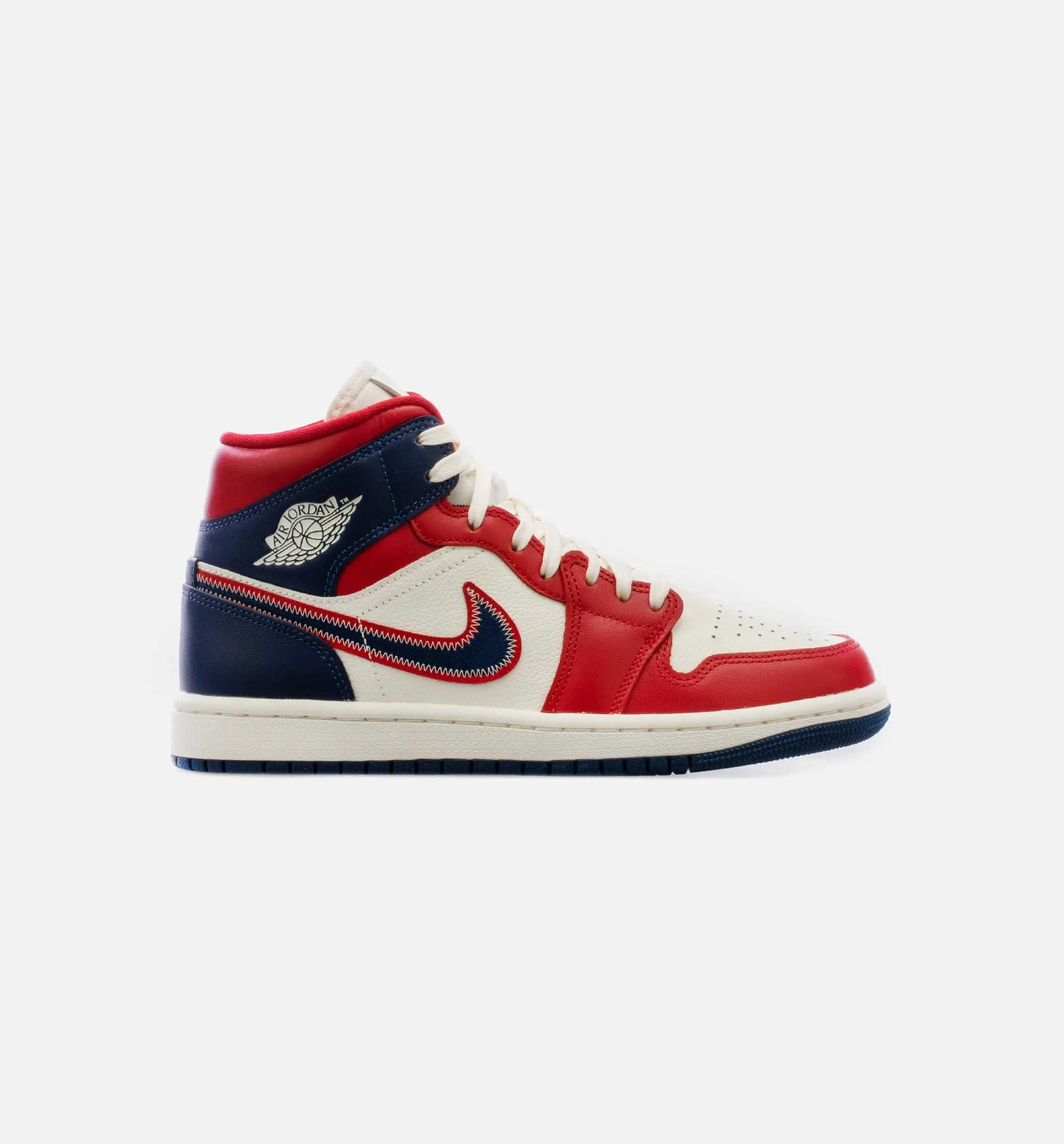 Air Jordan 1 Mid SE USA Womens Lifestyle Shoe - Red/Blue sold by Nice Kicks Retail