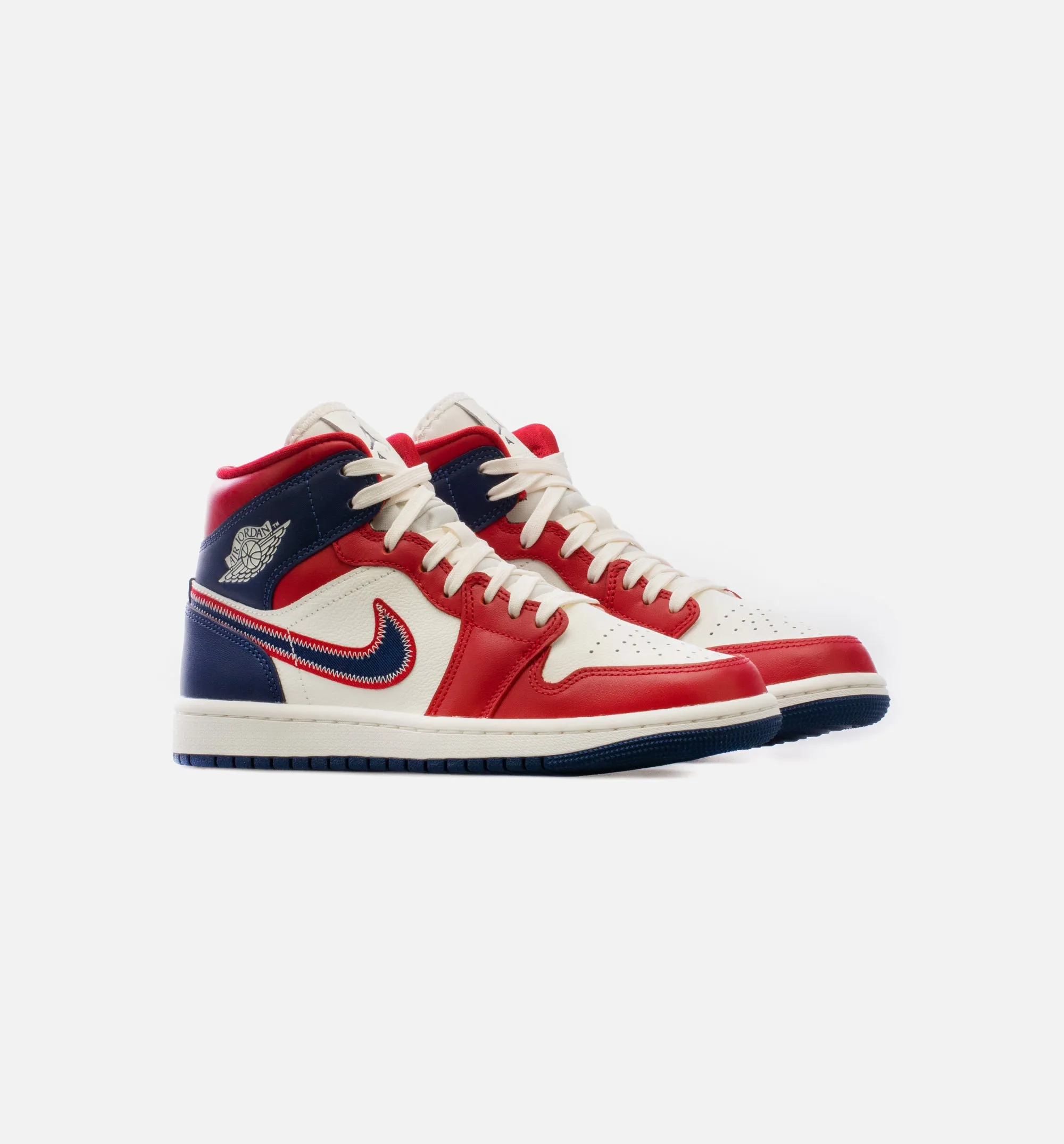 Air Jordan 1 Mid SE USA Womens Lifestyle Shoe - Red/Blue sold by Nice Kicks Retail product image thumbnail 2