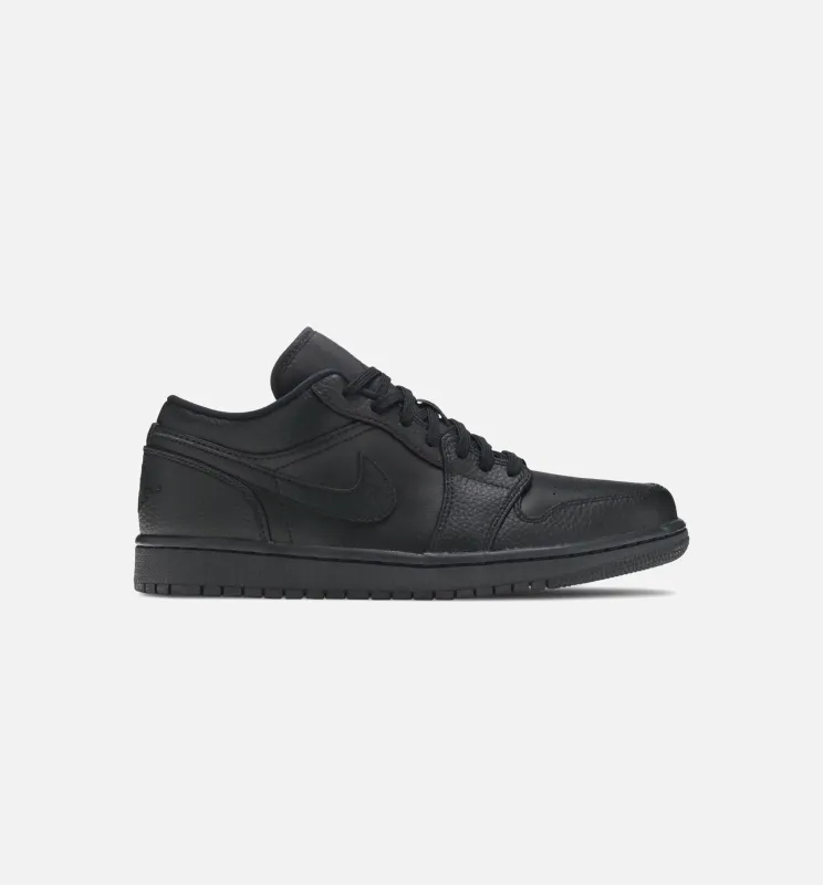 Air Jordan 1 Low Triple Black Mens Lifestyle Shoe - Black made by Jordan