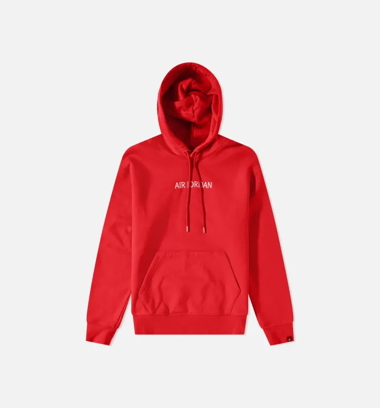 Essentials Mens Hoodie - Red made by Jordan