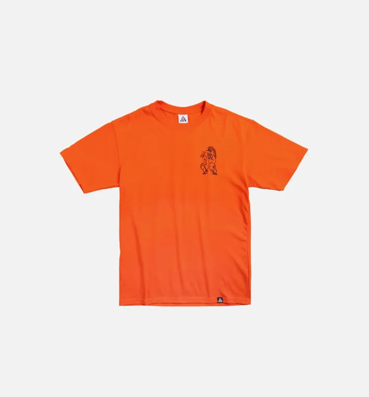 ACG Trolls Mens Short Sleeve Shirt - Orange made by Nike
