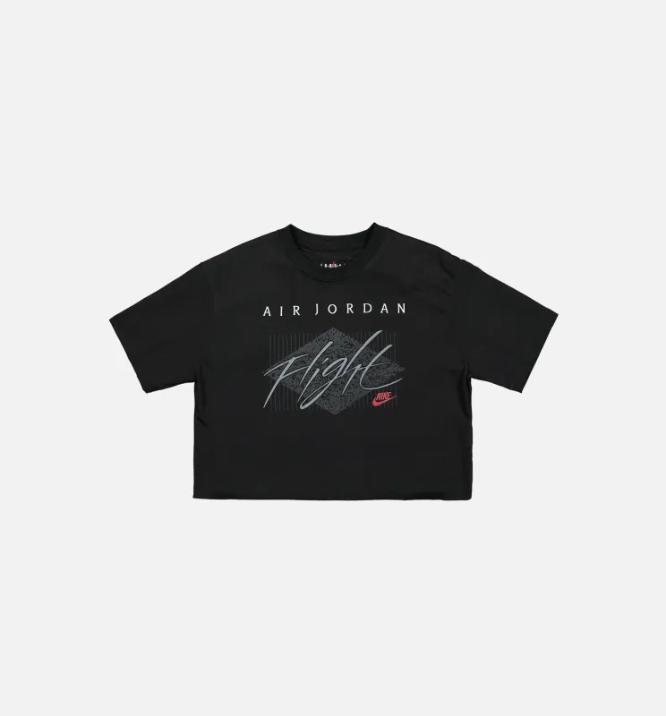 Essentials Boxy Tee Womens T-Shirt - Black made by Jordan