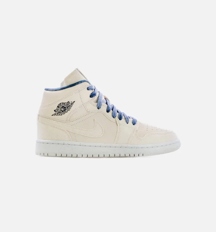 Air Jordan 1 Mid Sanddrift Womens Lifestyle Shoe - Beige Free Shipping made by Jordan
