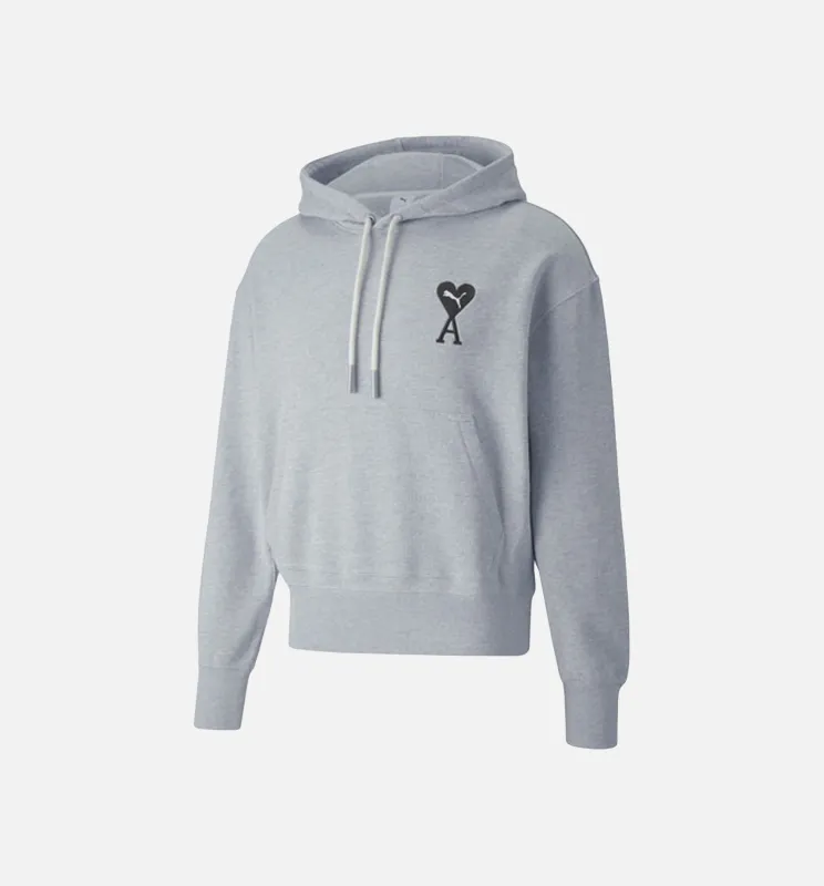 Ami Hoodie Mens Hoodie -Grey made by Puma