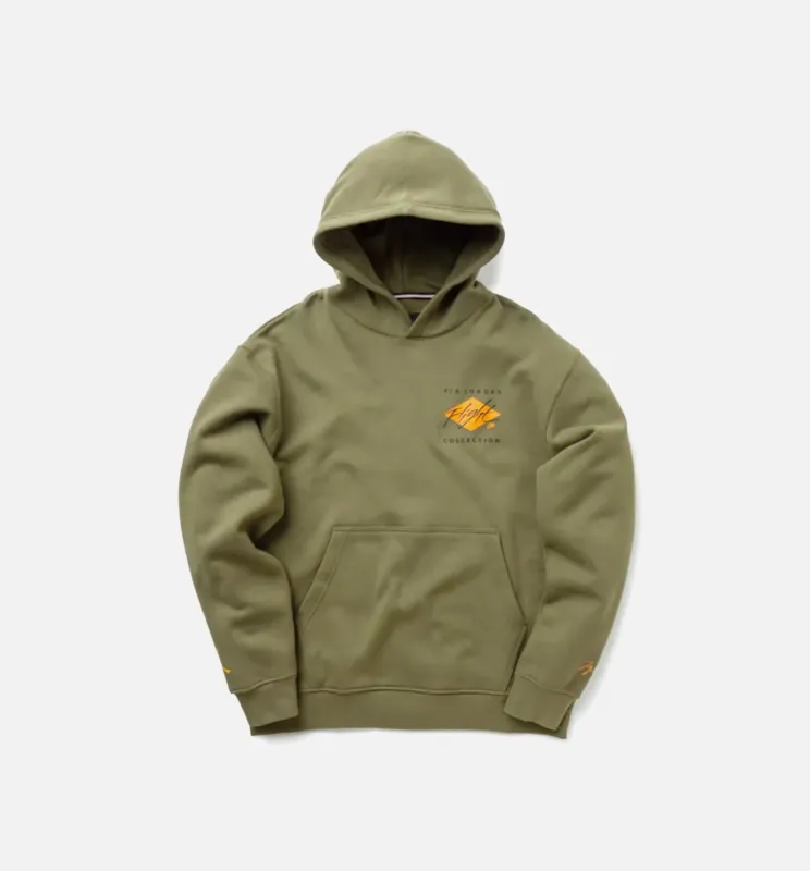 Essentials Graphics Pullover Mens Hoodie - Olive made by Jordan