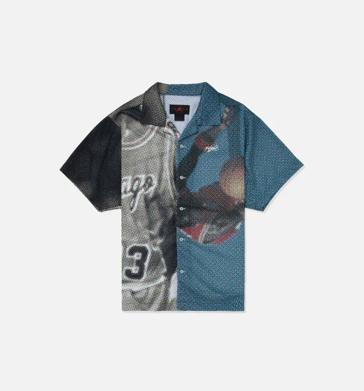 Flight Heritage Photo Mens Short Sleeve Shirt - Black made by Jordan