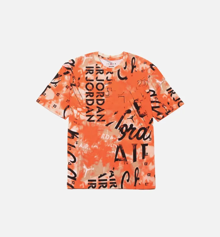 Heritage Oversized AOP Tee Womens T-Shirt - Red sold by Nice Kicks Retail