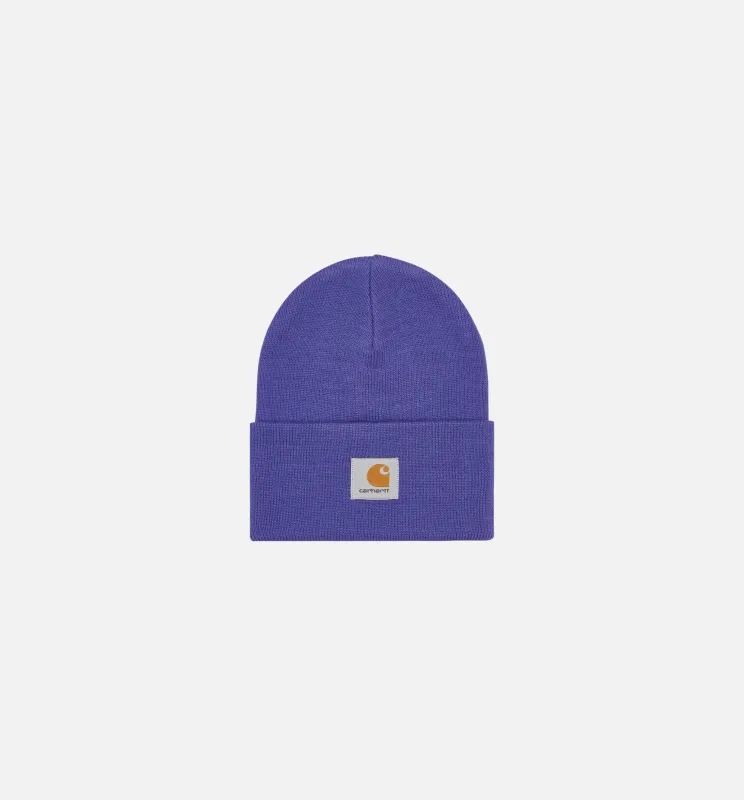 Acrylic Watch Hat Mens Beanie - Purple made by Carhartt WIP