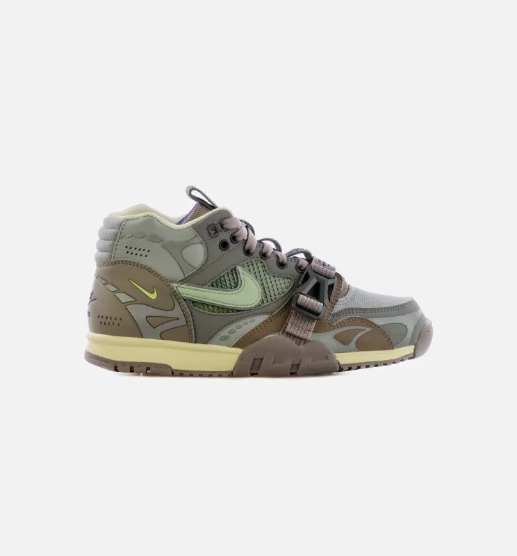Air Trainer 1 Utility Light Smoke Grey Mens Lifestyle Shoe - Light Smoke Grey/Honeydew/Particle Grey made by Nike