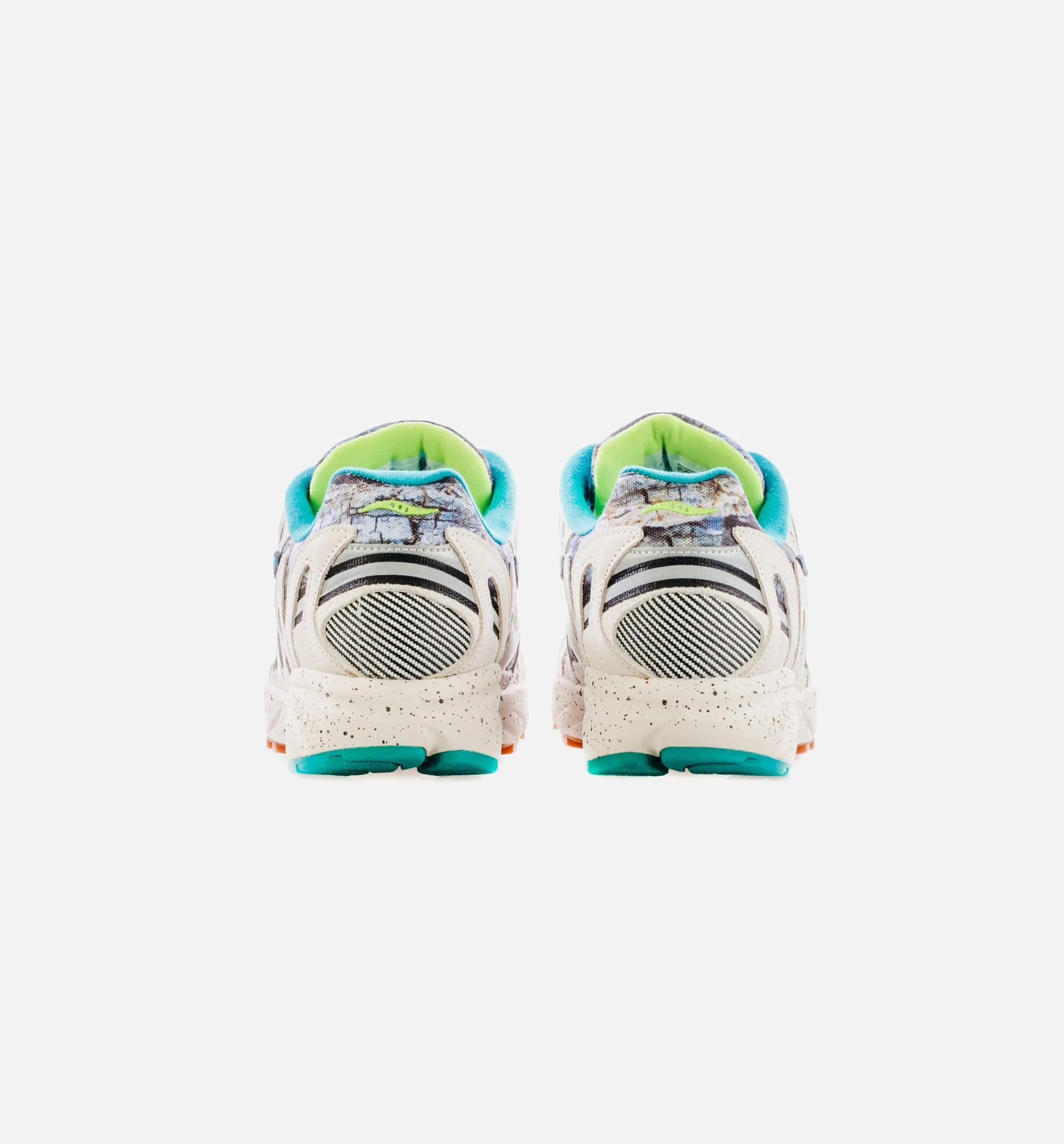 Grid Azura 2000 Creme Blue Mens Running Shoe - Off White/Teal sold by Nice Kicks Retail product image thumbnail 4