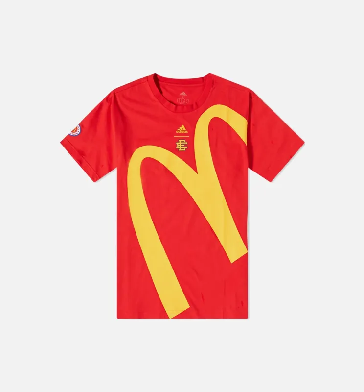 Eric Emanuel McDonalds Graphic Tee Mens T-Shirt - Red made by Adidas