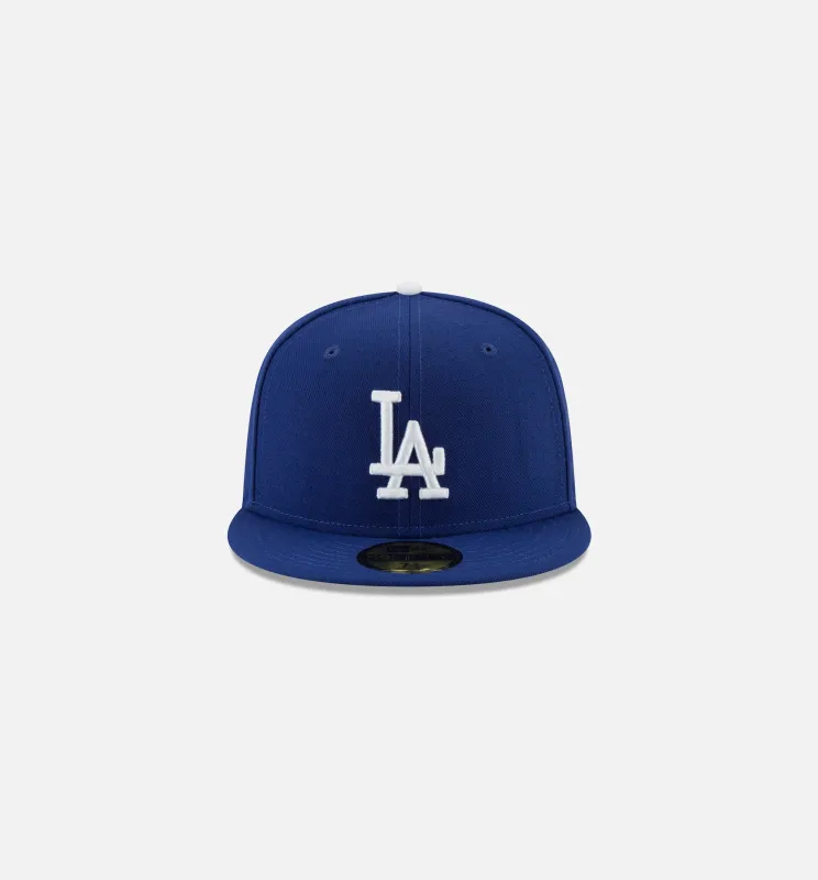 Los Angeles Dodgers Jackie Robinson Day 59FIFTY Fitted Cap Mens Hat - Blue made by New Era