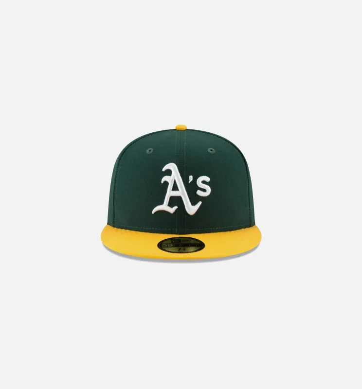 Oakland Athletics Jackie Robinson Day 59FIFTY Fitted Cap Mens Hat - Green made by New Era