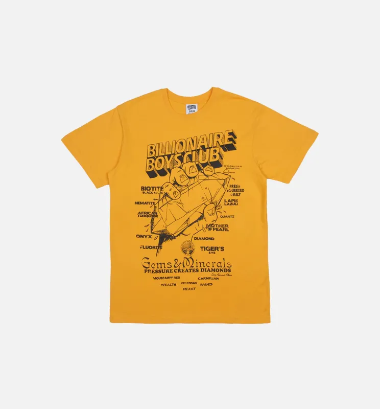 BB Pressed Diamonds Tee Mens T-shirt - Yellow sold by Nice Kicks Retail