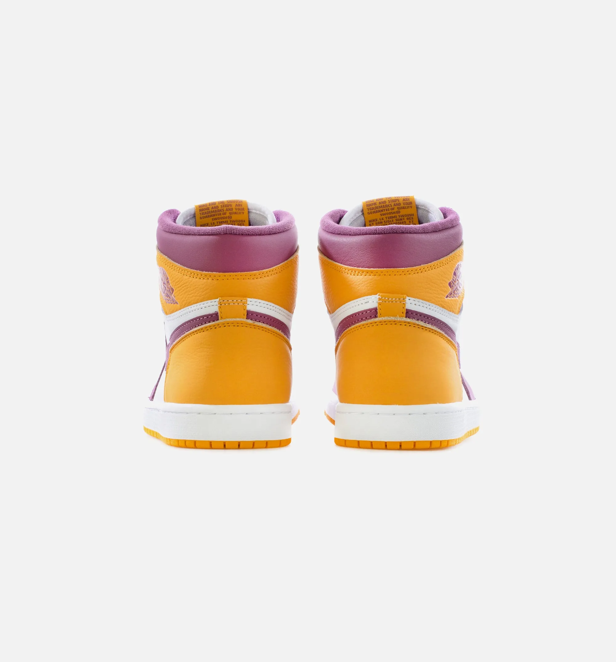 Air Jordan 1 Retro High OG Brotherhood Mens Lifestyle Shoe - University Gold/Light Bordeaux Limit One Per Customer sold by Nice Kicks Retail product image thumbnail 4