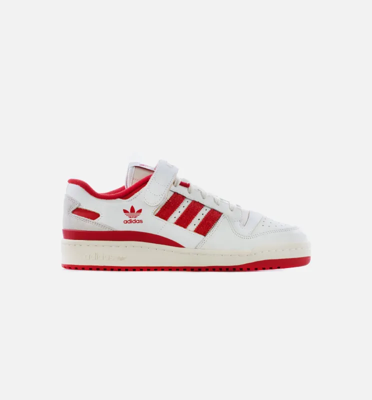 Forum 84 Low Mens Lifestyle Shoe - White/Red made by Adidas
